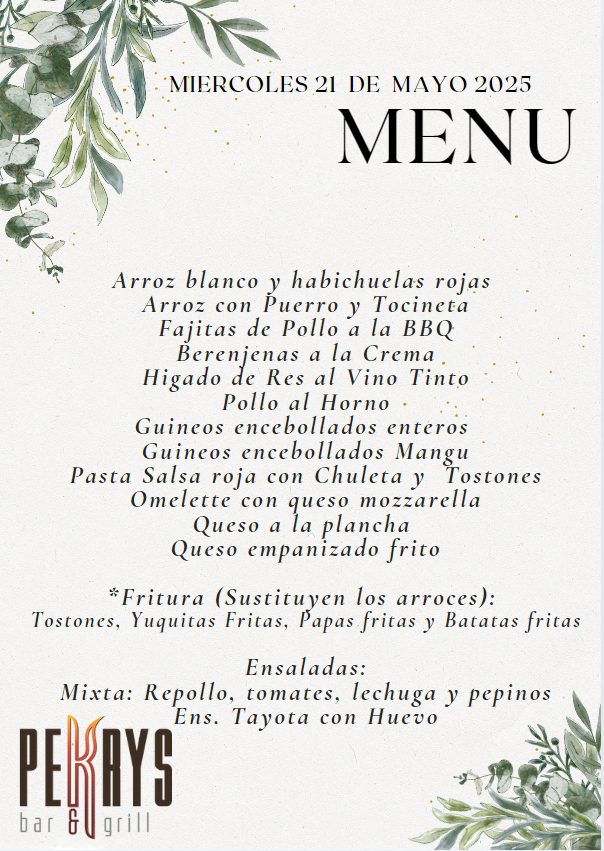 Miercoles 21 Mayo 2025